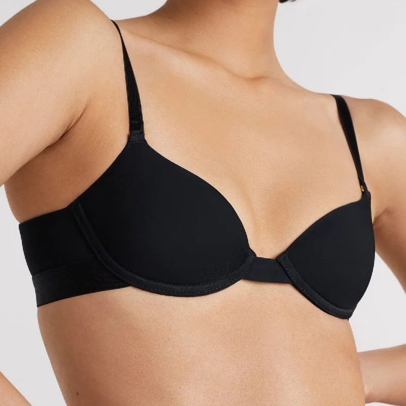 plus size nursing bras for breastfeeding momsUltimate Contour T-Shirt Bra Black