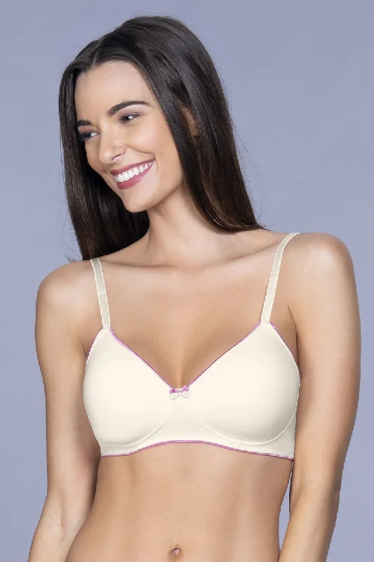 sleep bras with adjustable strapsCasual Chic Padded Non-Wired T-shirt Bra - White Smoke sleep bras with adjustable strapsCasual Chic Padded Non-Wired T-shirt Bra - White Smoke
