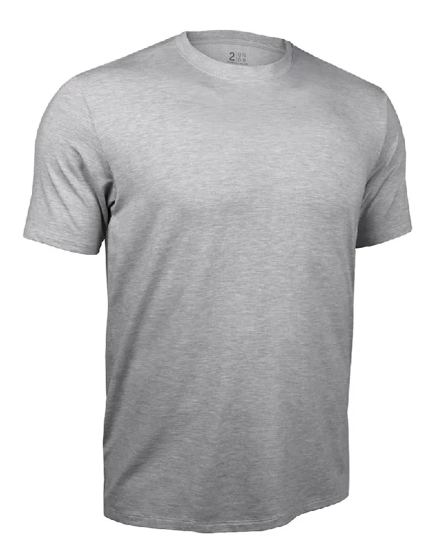Bra with a plus - size underbust band for a secure fit 2UNDR Crew Neck Tee Grey 2U09CN Bra with a plus - size underbust band for a secure fit 2UNDR Crew Neck Tee Grey 2U09CN
