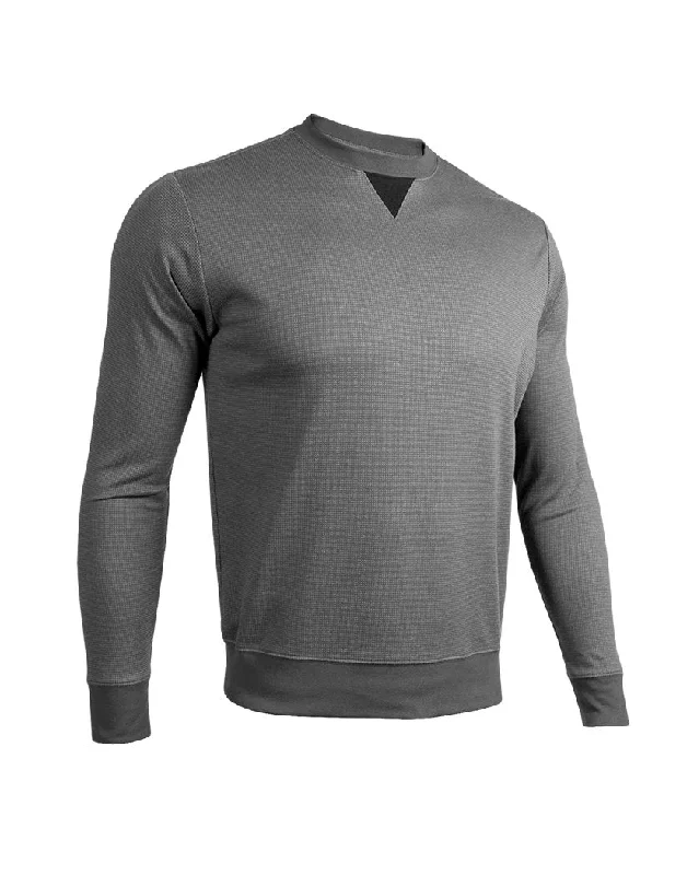 Bra with a pattern - print for a more unique appearance​ 2UNDR Long Sleeve Crew Pullover Grey 2U09CQ