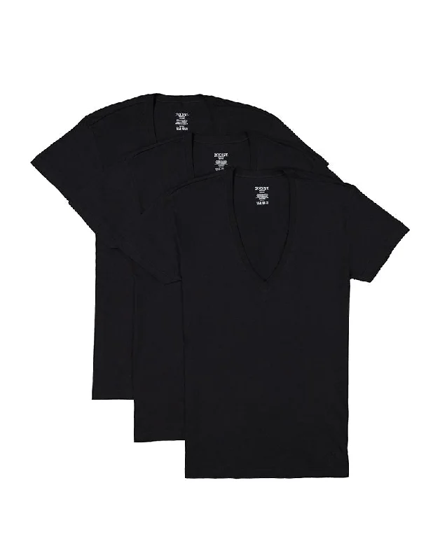 Bra with a detachable strap for easy washing 2xist Men's 3-Pack Slim Fit Deep V-Neck T-Shirt Black 020351 Bra with a detachable strap for easy washing 2xist Men's 3-Pack Slim Fit Deep V-Neck T-Shirt Black 020351
