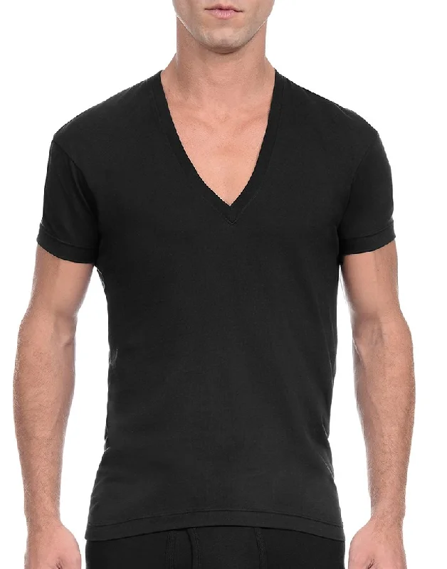 Sports bras for high - impact activities and workouts 2xist Men's Pima Slim Fit Deep V-Neck T-Shirt 041041 Sports bras for high - impact activities and workouts 2xist Men's Pima Slim Fit Deep V-Neck T-Shirt 041041