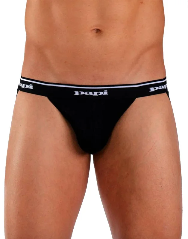 Bra with a non - padded cup for a natural feel​ Papi 3-Pack Cotton Jockstraps 705910