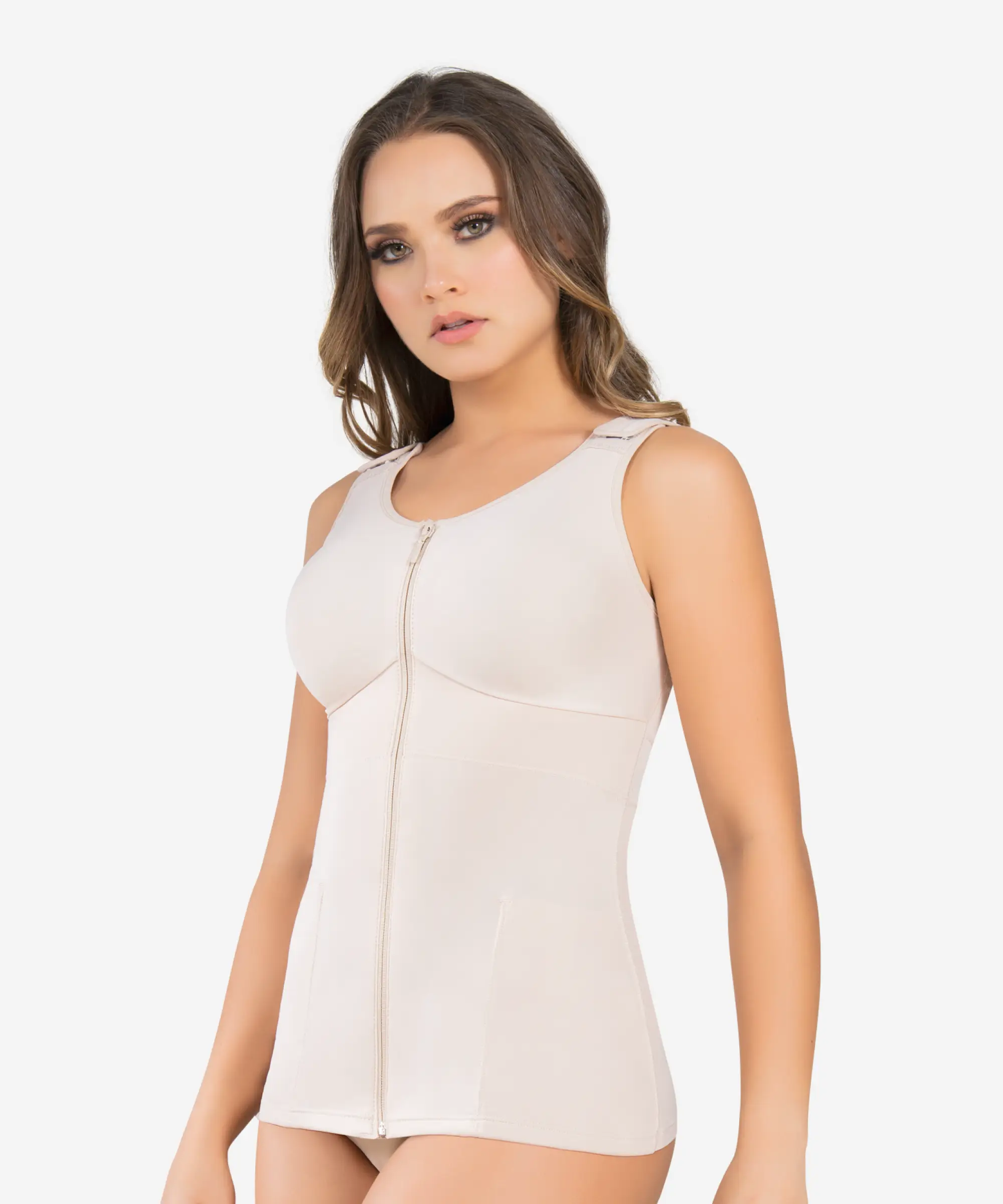 Shaper with a pocket for carrying small itemsPost Mastectomy Shirt - Style 475