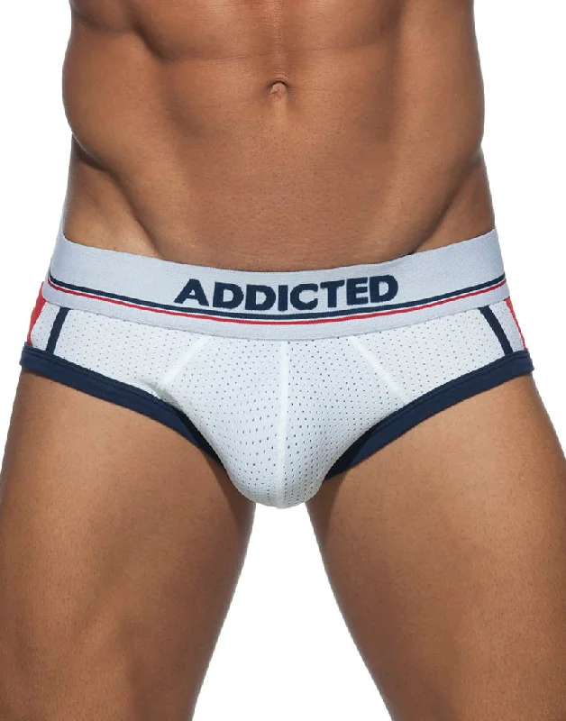 Cotton bras known for breathability and softness​ Addicted Sport Mesh Brief AD738