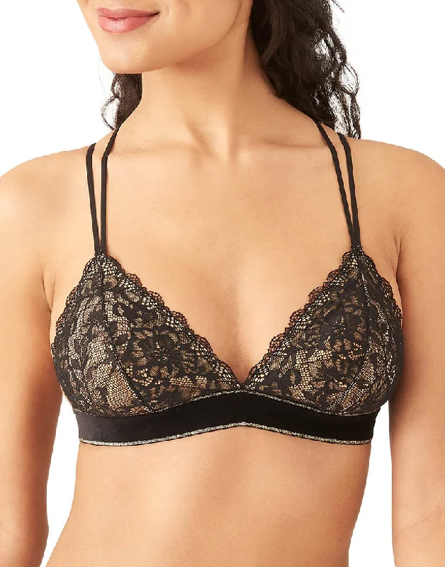 Bra with a mesh - lined cup for better breathability b.tempt'd by Wacoal Lace Encounter Bralette Night 935204 Bra with a mesh - lined cup for better breathability b.tempt'd by Wacoal Lace Encounter Bralette Night 935204