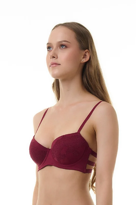 Bra with a cross - back strap design for a trendy look​ BELLAGIO BRA-BB5078