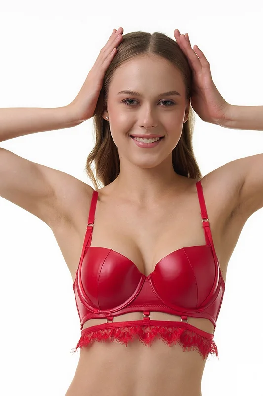 Bra with a textured fabric for added visual interest​ BELLAGIO BRA-BB5218