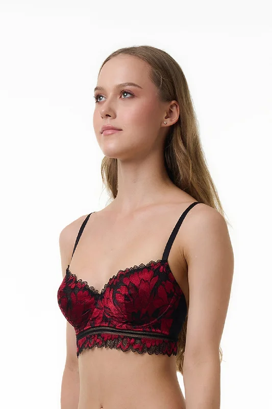 Bra with a floral - print for a feminine and stylish look​ BELLAGIO BRA-BB5309
