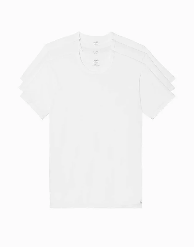 Bra with a solid color for a classic and versatile option Calvin Klein Cotton Stretch Wicking 3 Pack S/S Crew Neck NB2798 Bra with a solid color for a classic and versatile option Calvin Klein Cotton Stretch Wicking 3 Pack S/S Crew Neck NB2798