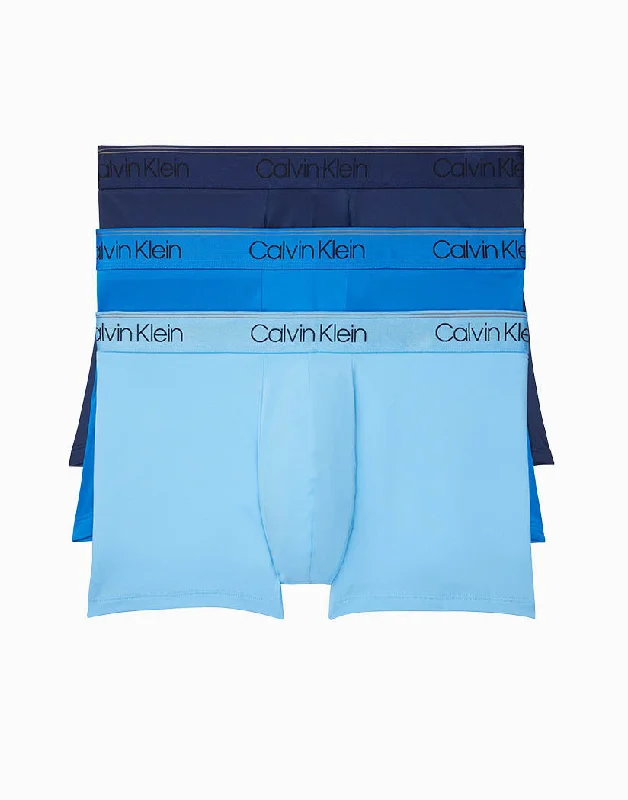 Bra with a mesh panel for added breathability Calvin Klein Micro Stretch Wicking 3 Low Rise Trunk NB2569 Bra with a mesh panel for added breathability Calvin Klein Micro Stretch Wicking 3 Low Rise Trunk NB2569