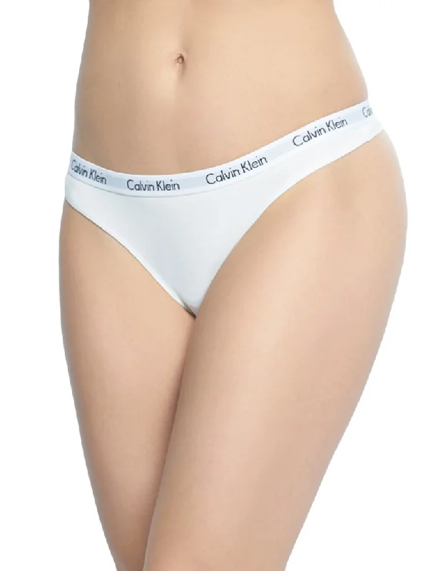 Padded bras to increase cup size and enhance shape​ Calvin Klein Women 3-Pack Carousel Thong Black/White/Grey QD3587
