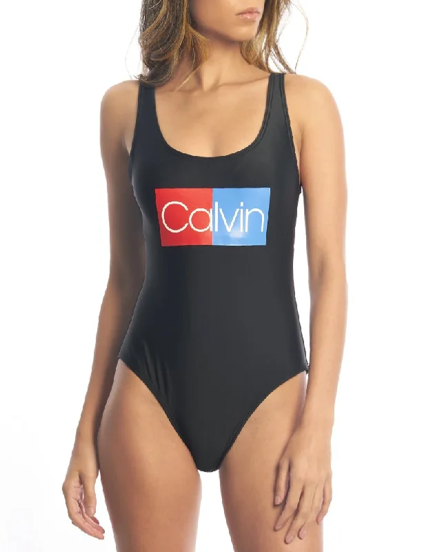 Underwire bras for enhanced support and shaping Calvin Klein Women Swim Bold Logo Deep U Back 1 Piece CG0MS756 Underwire bras for enhanced support and shaping Calvin Klein Women Swim Bold Logo Deep U Back 1 Piece CG0MS756