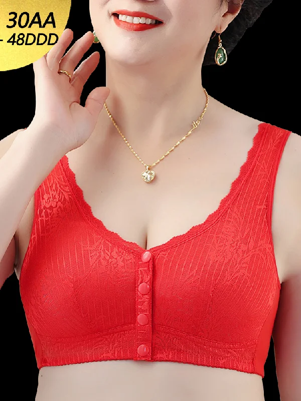 Bra with a wire - free construction for a softer feel Comfort Vest Wireless Front Closure Bra Bra with a wire - free construction for a softer feel Comfort Vest Wireless Front Closure Bra