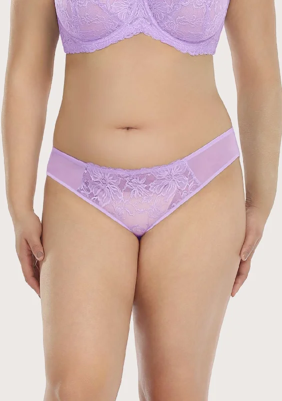 Bra with a plus - size bralette style for a trendy look HSIA Breathable Sexy Lace Purple Bikini Underwear Bra with a plus - size bralette style for a trendy look HSIA Breathable Sexy Lace Purple Bikini Underwear