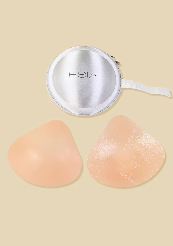 Demi - cup bras for a sexy and revealing look HSIA Reusable Beige Invisible Breast-Lifting Silicone Pasties 2 Pack Demi - cup bras for a sexy and revealing look HSIA Reusable Beige Invisible Breast-Lifting Silicone Pasties 2 Pack