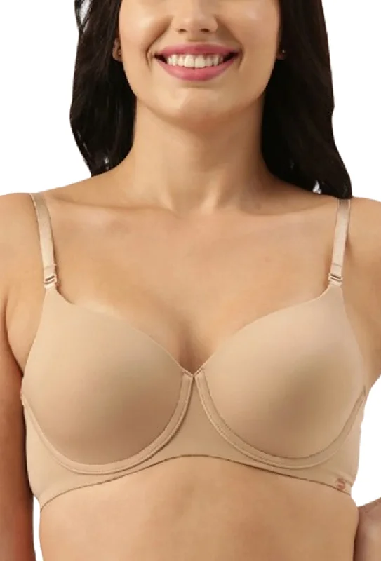 Silk bras for a luxurious and smooth texture ENAMOR BRA-F057 Enamor Dope Dye Eco-Friendly T-shirt Bra for Women with Crush-Proof Cups- High Coverage, Padded And Wired Silk bras for a luxurious and smooth texture ENAMOR BRA-F057 Enamor Dope Dye Eco-Friendly T-shirt Bra for Women with Crush-Proof Cups- High Coverage, Padded And Wired