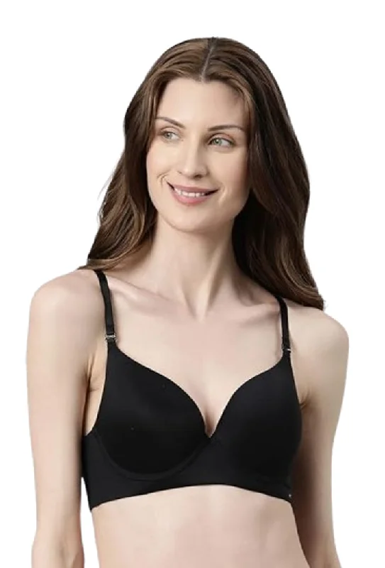 Seamless bras for a smooth and invisible look under clothes ENAMOR BRA-F114 Body Transform Air Brush Multiway Plunge Push-Up Bra for Women- Medium Coverage, Padded and Wired Seamless bras for a smooth and invisible look under clothes ENAMOR BRA-F114 Body Transform Air Brush Multiway Plunge Push-Up Bra for Women- Medium Coverage, Padded and Wired