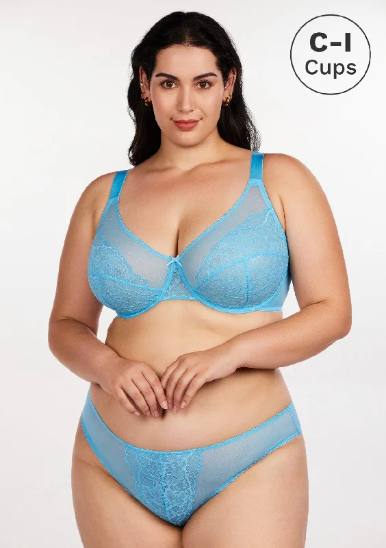Silk bras for a luxurious and smooth texture Enchante Capri Blue Lace Underwire Bra Set Silk bras for a luxurious and smooth texture Enchante Capri Blue Lace Underwire Bra Set