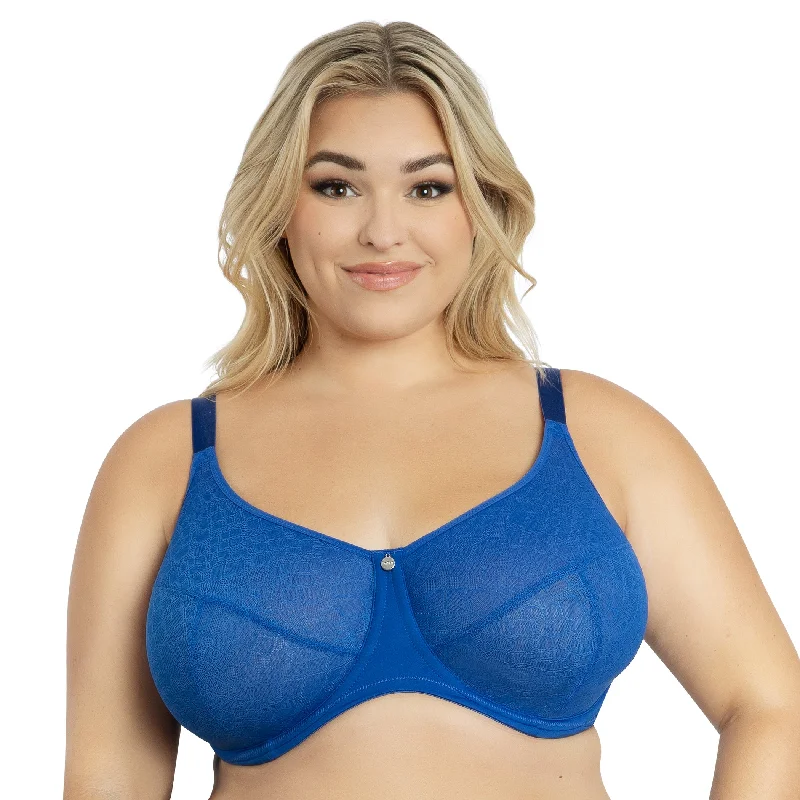 plus size women adjustable cup bra for a customized fitEnora Minimizer Bra In Sapphire - Parfait plus size women adjustable cup bra for a customized fitEnora Minimizer Bra In Sapphire - Parfait