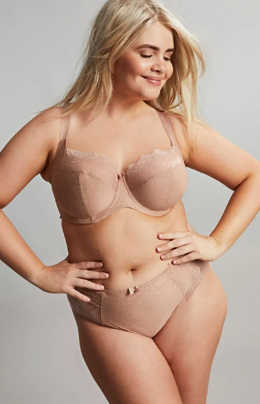 plus size women sleep bra for a comfortable night's restEsme Balcony Bra In Mocha Animal - Sculptresse plus size women sleep bra for a comfortable night's restEsme Balcony Bra In Mocha Animal - Sculptresse
