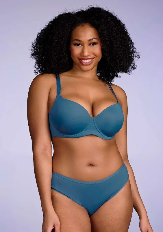 Bra with an anti - itch lining for added comfort​ Gemma Smooth T-shirt Bra Set