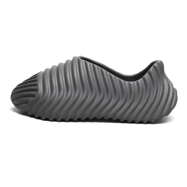 Shaper with built - in bra for added support​Grey Foam Runners