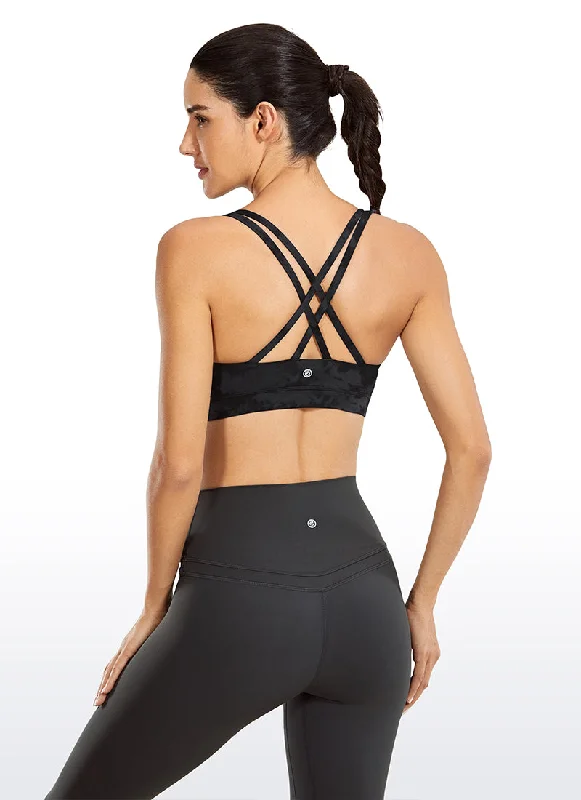 Bra with a detachable strap for easy washing​ Nakedfeel Bra Cross Back