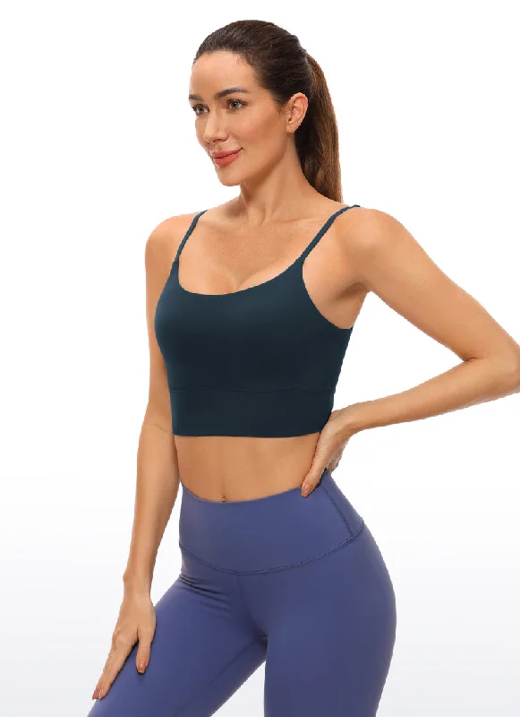 Bralettes for a trendy and comfortable alternative​ Brushed Nakedfeel Longline Bra Adjustable