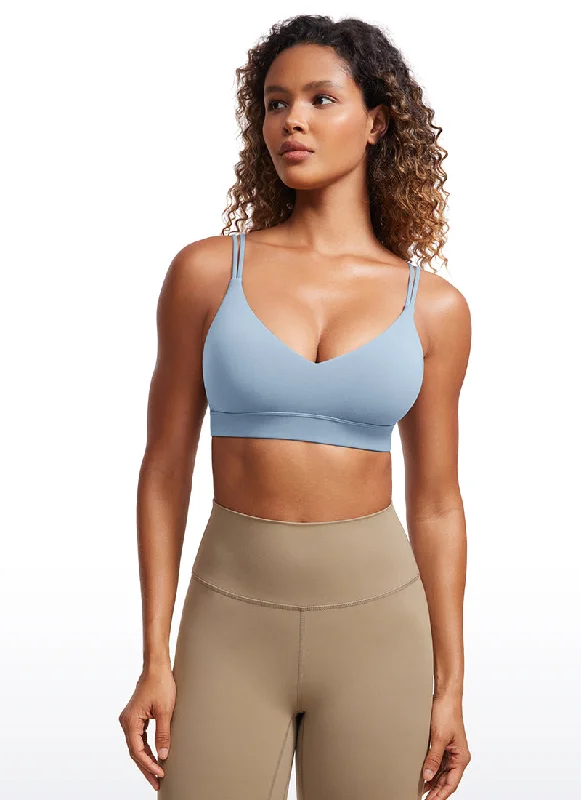 Bra with a lace - lined cup for a feminine and elegant look​ Butterluxe V Neck Strappy Back Bras