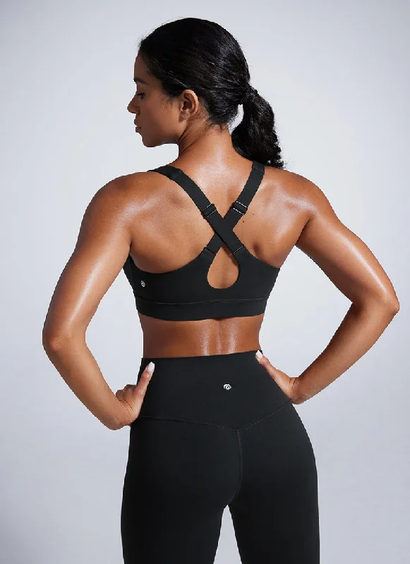 Bra with a seamless back for a smooth look under clothes Butterbreeze V Neck Sports Bras Adjustable Straps Bra with a seamless back for a smooth look under clothes Butterbreeze V Neck Sports Bras Adjustable Straps