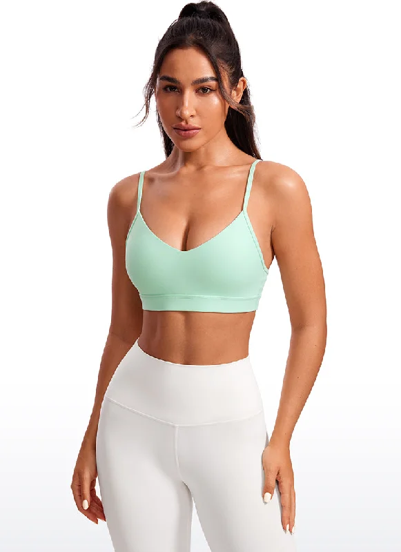 Bra with a soft - touch lining for a luxurious experience Butterluxe V Neck Spaghetti Straps Bra Bra with a soft - touch lining for a luxurious experience Butterluxe V Neck Spaghetti Straps Bra