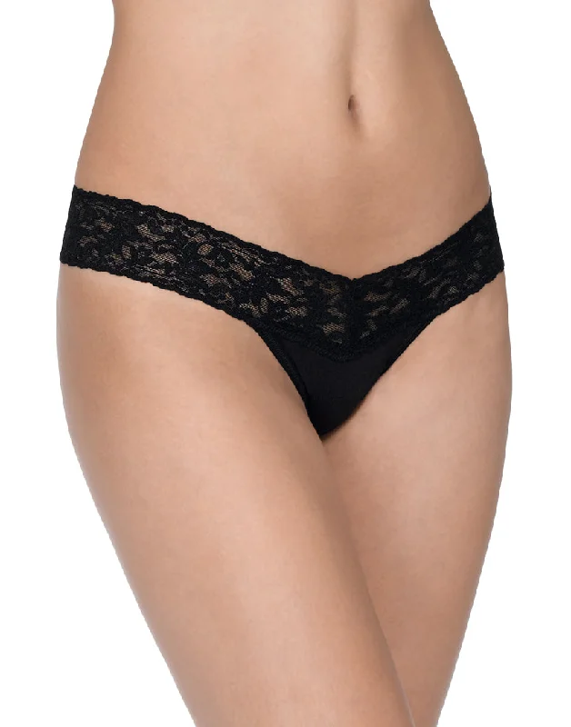 Bra with a high - cut cup for more coverage and support Hanky Panky Cotton With A Conscience Low Rise Thong 891581 Bra with a high - cut cup for more coverage and support Hanky Panky Cotton With A Conscience Low Rise Thong 891581