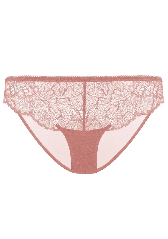 Bra with a built - in underwire for enhanced support HSIA Blossom Light Coral Lace Bikini Underwear Bra with a built - in underwire for enhanced support HSIA Blossom Light Coral Lace Bikini Underwear