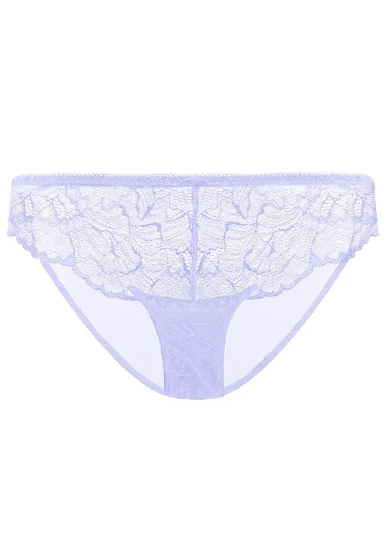 Bra with a plus - size seamless design for a smooth look HSIA Blossom Purple Lace Bikini Underwear Bra with a plus - size seamless design for a smooth look HSIA Blossom Purple Lace Bikini Underwear