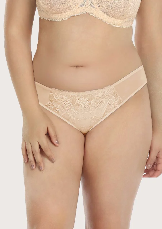 Padded bras to increase cup size and enhance shape HSIA Breathable Sexy Lace Beige Cream Bikini Underwear Padded bras to increase cup size and enhance shape HSIA Breathable Sexy Lace Beige Cream Bikini Underwear