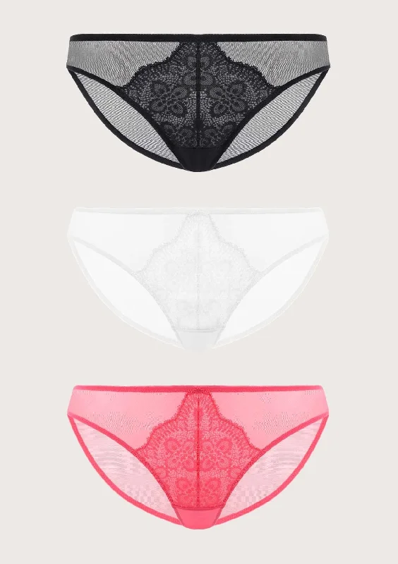 Underwire bras for enhanced support and shaping HSIA Front Flower Lace Bikini Underwear 3 Pack Underwire bras for enhanced support and shaping HSIA Front Flower Lace Bikini Underwear 3 Pack