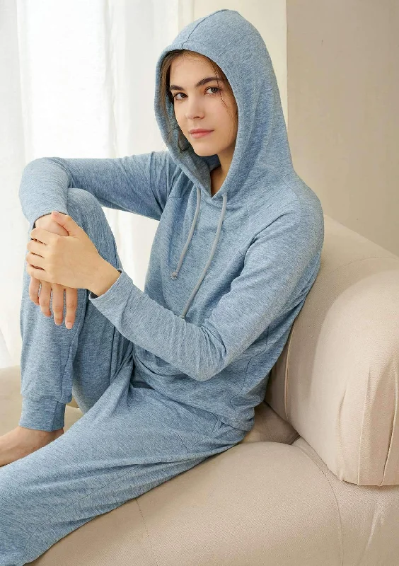 Bra with a foam - lined cup for a more structured shape​ HSIA Hoodie Loungewear Set