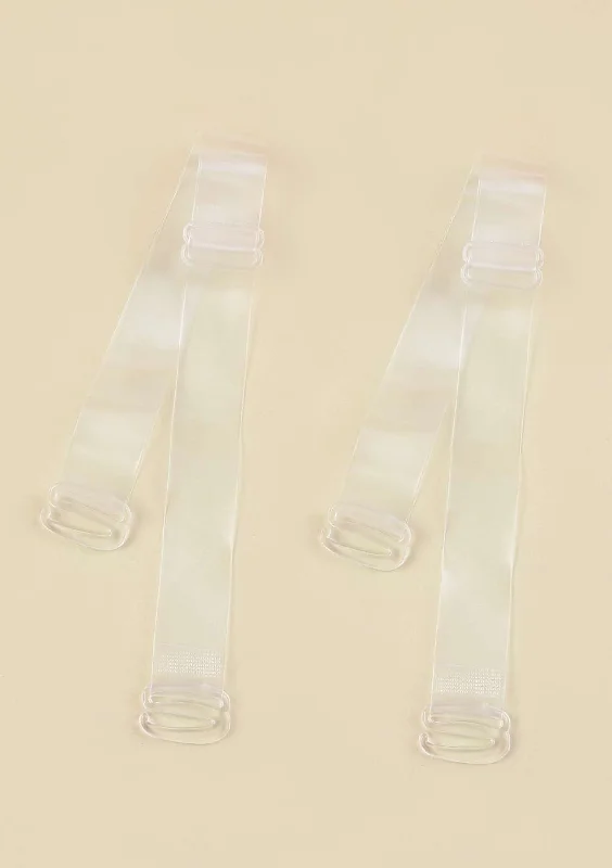 Bra with a satin finish for a luxurious look​ HSIA Invisible Non-Slip Adjustable Bra Straps