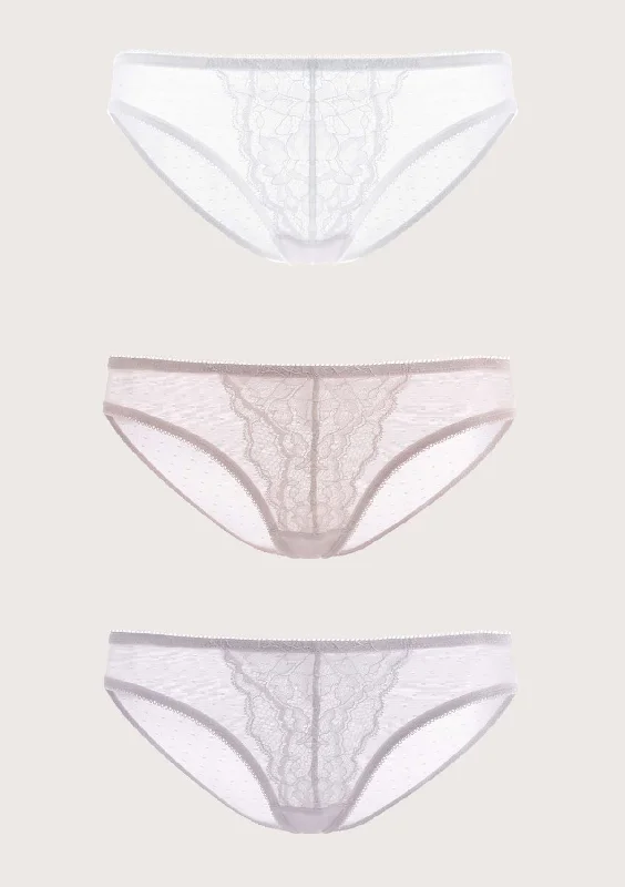 Bra with a push - up memory foam cup for enhanced cleavage Enchante Lace Bikini Panties 3 Pack Bra with a push - up memory foam cup for enhanced cleavage Enchante Lace Bikini Panties 3 Pack