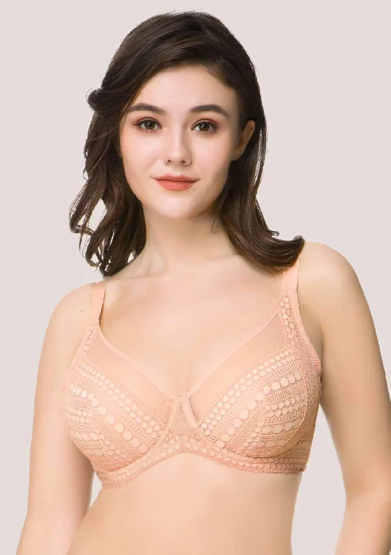 Bra with a gel - filled cup for extra comfort and support HSIA Polka Dot Sexy Rose Cloud Lace Bra Set Bra with a gel - filled cup for extra comfort and support HSIA Polka Dot Sexy Rose Cloud Lace Bra Set