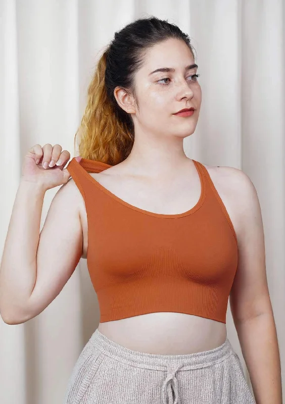 Bra with a wire - free construction for a softer feel HSIA Racerback Padded Sports Bra Bra with a wire - free construction for a softer feel HSIA Racerback Padded Sports Bra