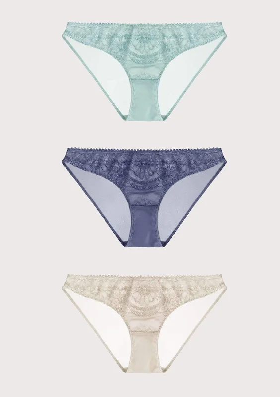 Bra with a floral - print for a feminine and stylish look HSIA Sexy Breathable Bikini Panties 3 Pack Bra with a floral - print for a feminine and stylish look HSIA Sexy Breathable Bikini Panties 3 Pack