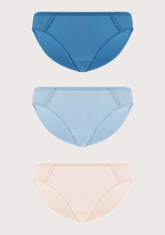 Bra with a seamless back for a smooth look under clothes HSIA Soft Stretch Smooth Bikini Panties 3 Pack Bra with a seamless back for a smooth look under clothes HSIA Soft Stretch Smooth Bikini Panties 3 Pack