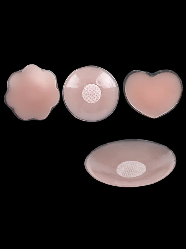 Nursing bras for easy breastfeeding access​ Invisible Silicone Nippleless Cover Sticker Set