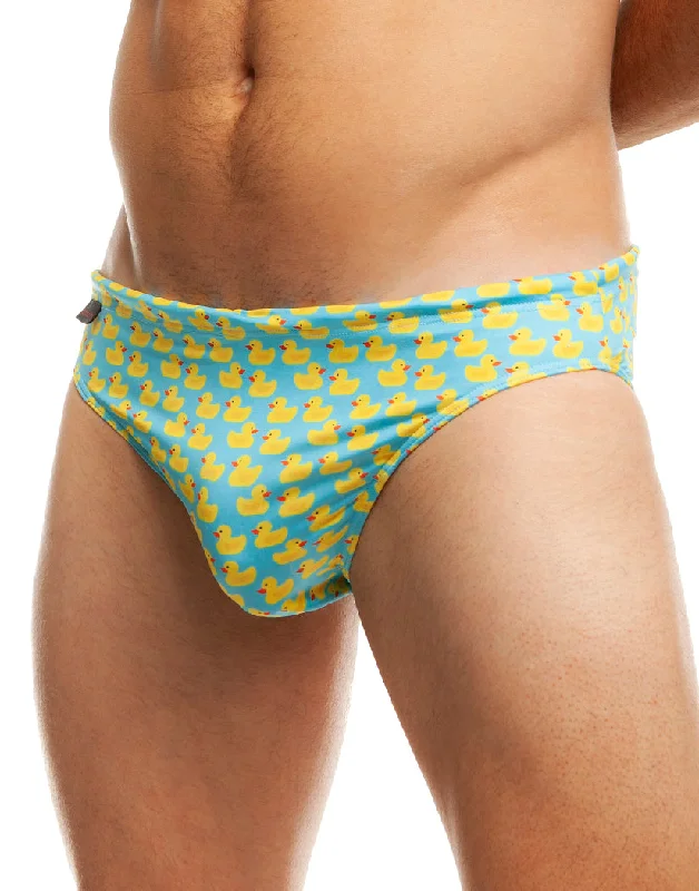 Bra with an anti - itch lining for added comfort​ Jack Adams Ducky 1" Swim Brief 405-146