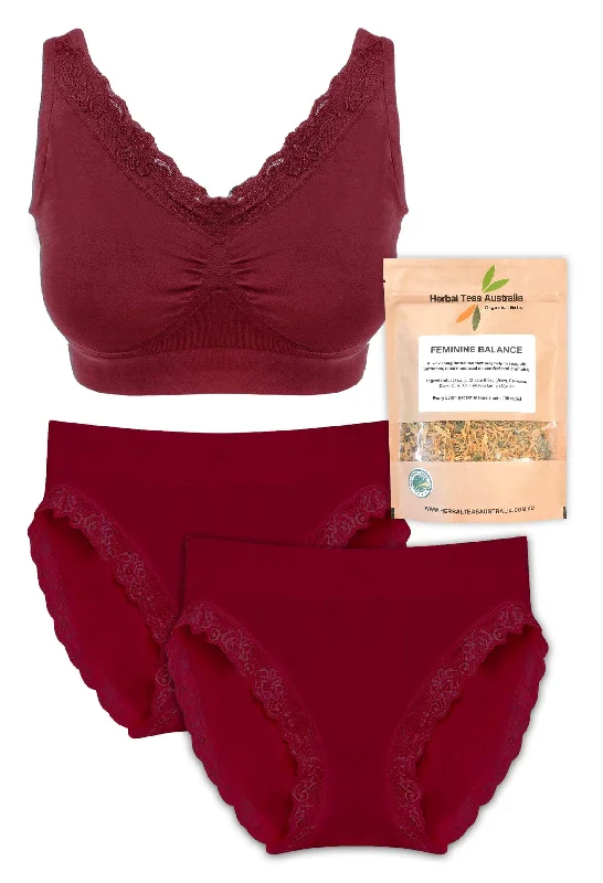 Adjustable non wired sports bras for high - intensity trainingLace Intimates + Hormone Balancing Tea Set Adjustable non wired sports bras for high - intensity trainingLace Intimates + Hormone Balancing Tea Set
