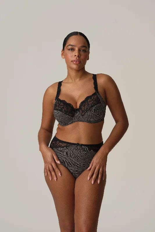 plus size women non - padded strap bra for a lighter feelMadison Full Cup In Black Tailor - Prima Donna plus size women non - padded strap bra for a lighter feelMadison Full Cup In Black Tailor - Prima Donna