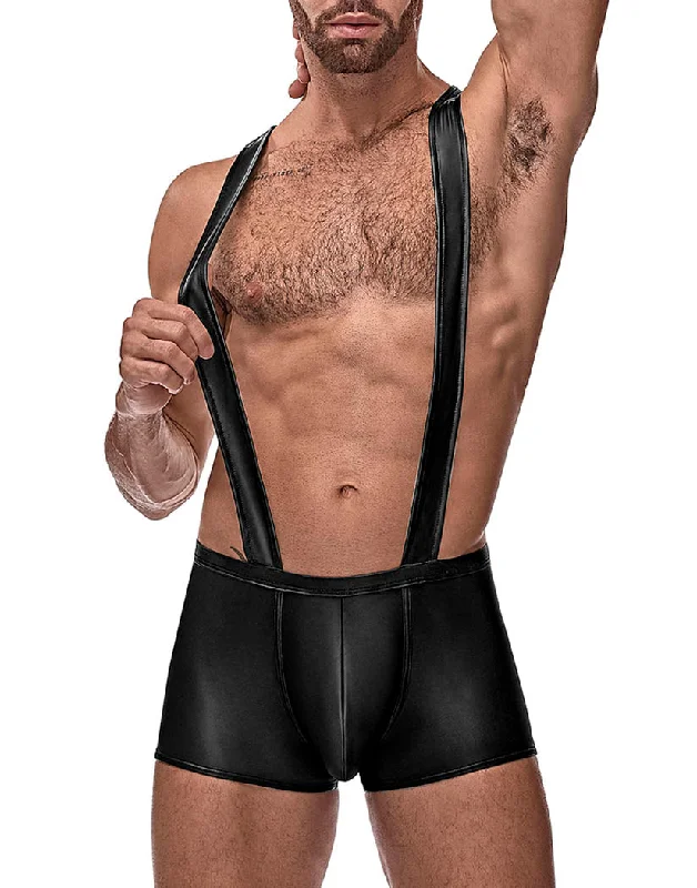 Bra with a polyester - lined cup for durability and moisture - wicking Male Power Matte Cage Back Singlet 148-261 Bra with a polyester - lined cup for durability and moisture - wicking Male Power Matte Cage Back Singlet 148-261
