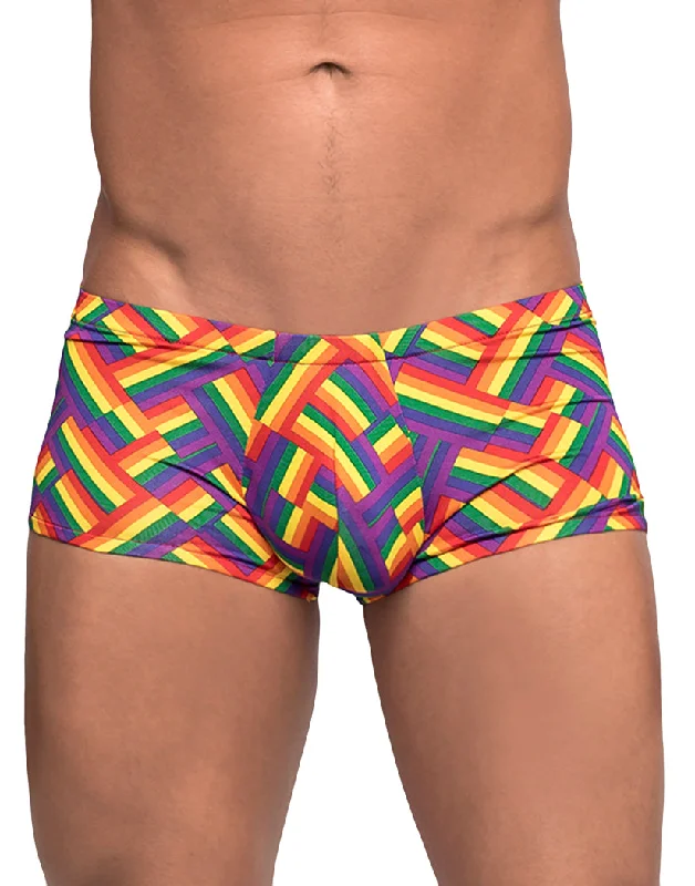 Bra with a mesh - lined cup for better breathability Male Power Mini Short Pride Fest 145-240PR Bra with a mesh - lined cup for better breathability Male Power Mini Short Pride Fest 145-240PR